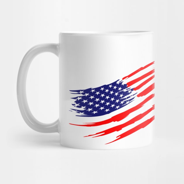 Power American Flag by barmalisiRTB